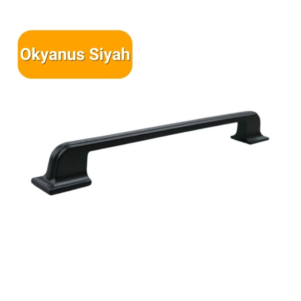 4 Adet Okyanus Siyah Metal Mobilya Kulpu 160mm - 192mm - 2