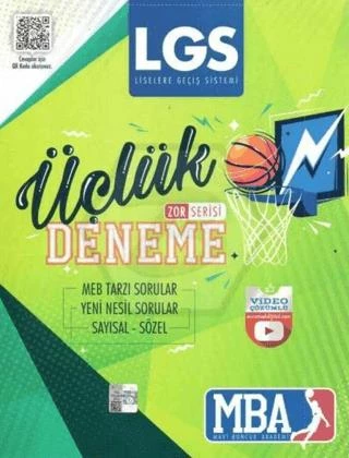 8 Sınıf Lgs Zor Serisi Video Çözümlü Üçlük Deneme - 1