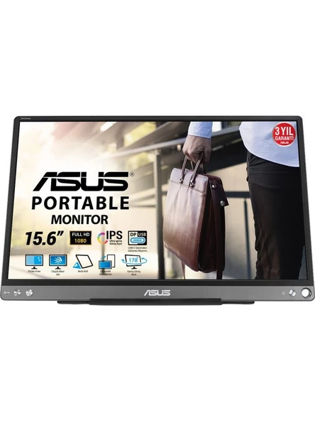 Asus ZenScreen MB16ACE 15.6" 5 ms Full HD IPS 60 Hz Taşınabilir Monitör Outlet ürün görseli 1