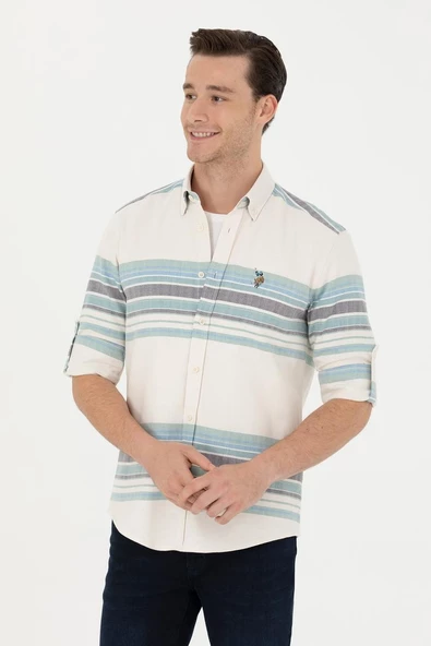 U.S. POLO ASSN. ERKEK DOKUMA GOMLEK G081SZ004-000-1681099 - 3