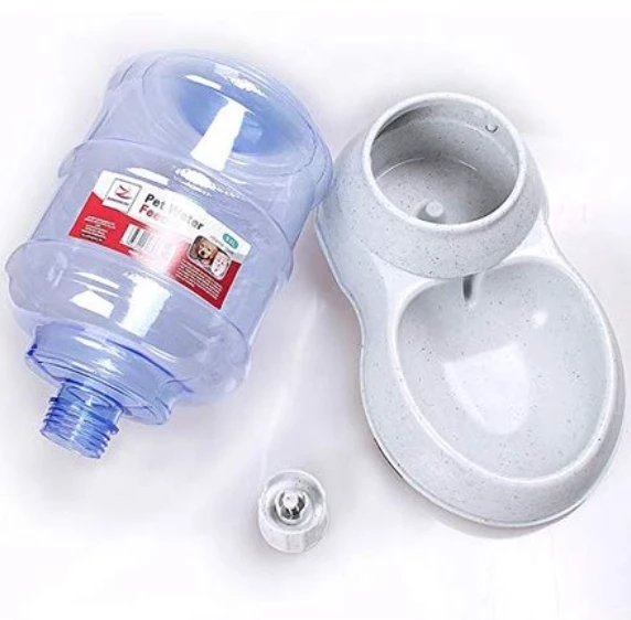 Kedi Köpek Hazneli Takviyeli Otomatik Su Kabı 3.5 Litre Mavi - Resim 2