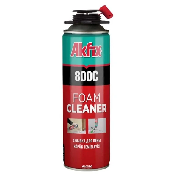 Akfix 800C Pu Köpük Temizleme Spreyi 500ml ürün görseli 1