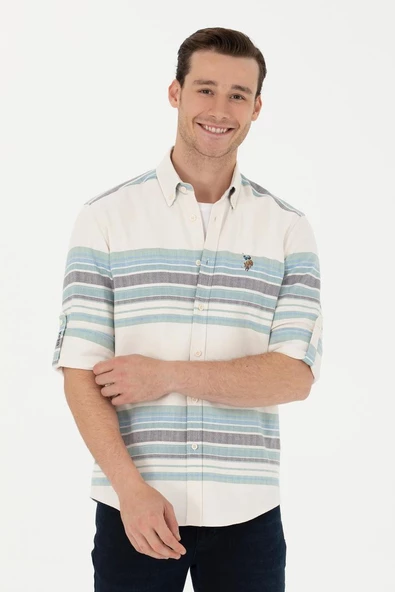 U.S. POLO ASSN. ERKEK DOKUMA GOMLEK G081SZ004-000-1681099