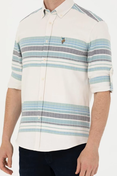 U.S. POLO ASSN. ERKEK DOKUMA GOMLEK G081SZ004-000-1681099 - 6