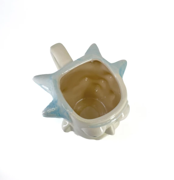 Rick and Morty Porselen Kupa Bardak - Rick - Resim 4