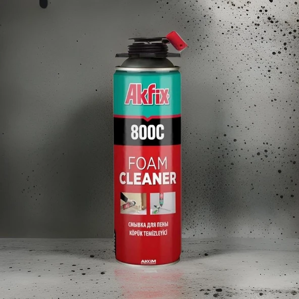 Akfix 800C Pu Köpük Temizleme Spreyi 500ml - Resim 2