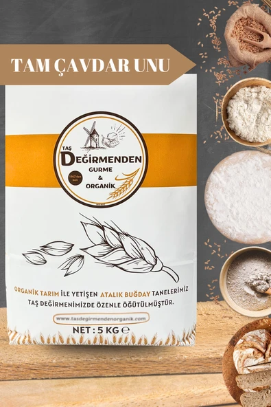Taş Değirmenden Organik Atalık Tam Çavdar Unu - 5 Kilo ürün görseli