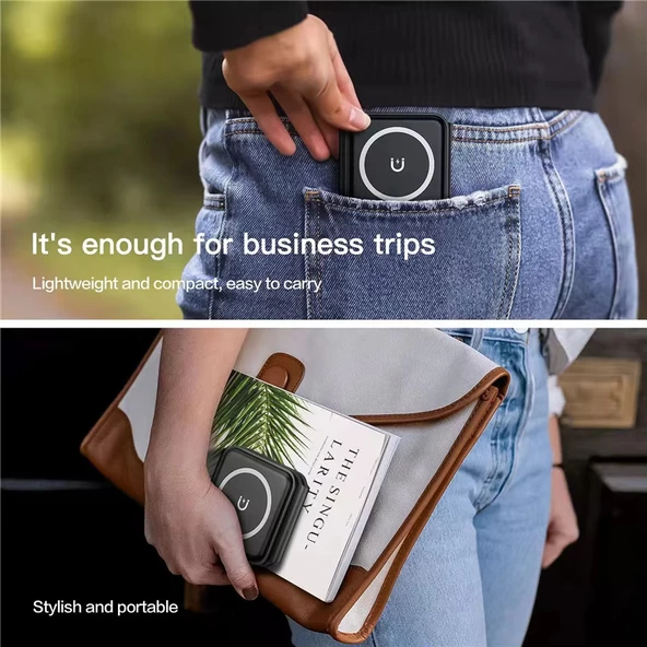 Dunspın 15W 3 in 1 Katlanabilir Kablosuz Şarj Standı Saat-Telefon-Kulaklık - 3