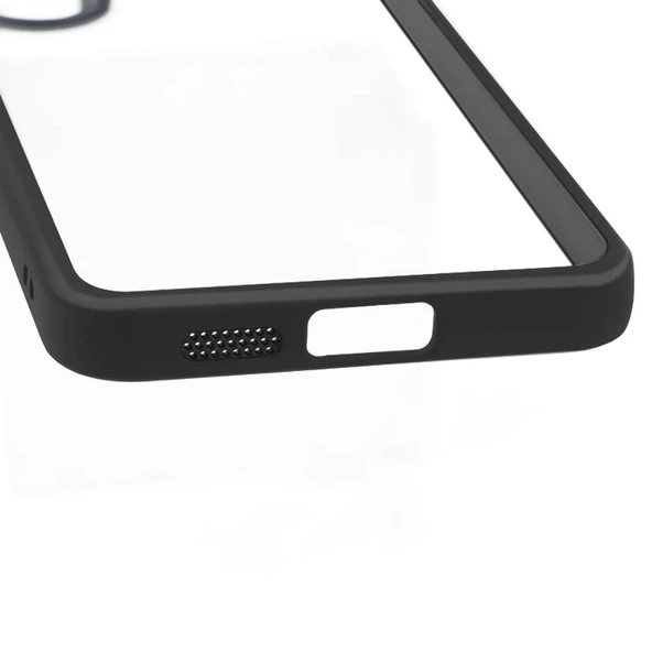 Samsung Galaxy S24 Plus Kılıf Kamera Korumalı Şeffaf Arka Yüzey New Roll Kapak - Resim 2