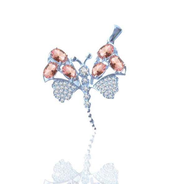 Zultanit Taşlı Yusufçuk Gümüş Kolye Ucu ürün görseli 1