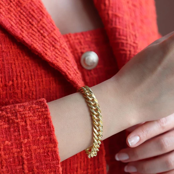 Balık Sırtı Gurmet Gümüş Bileklik ürün görseli 1