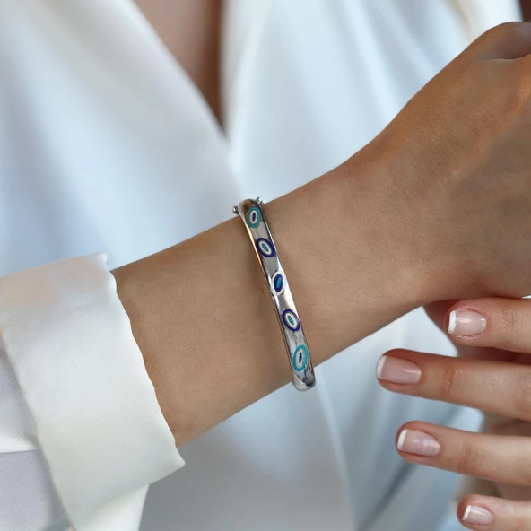 Fortuna Modeli Gümüş Kelepçe ürün görseli 1