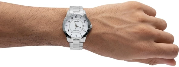 CASIO MTP-V004D-7BUDF METAL TAKVİMLİ KLASİK ERKEK KOL SAATİ - 4