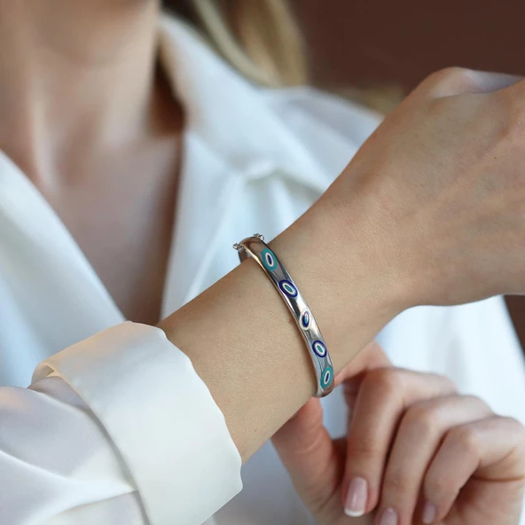 Fortuna Modeli Gümüş Kelepçe - Resim 4