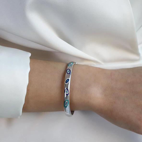 Fortuna Modeli Gümüş Kelepçe - Resim 2