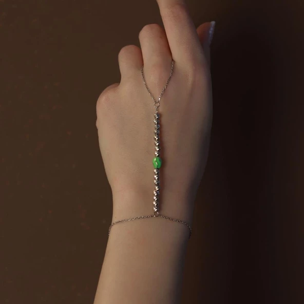 Charm'lı Dorika Modeli Gümüş Şahmeran ürün görseli 1