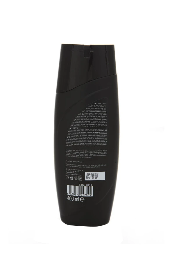 Pierre Cardin Shampoo 400 ML - Energy Şampuan - 4