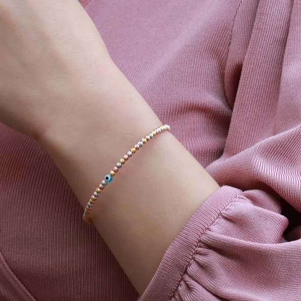 Nazar Boncuklu Dorika Bileklik ürün görseli 1