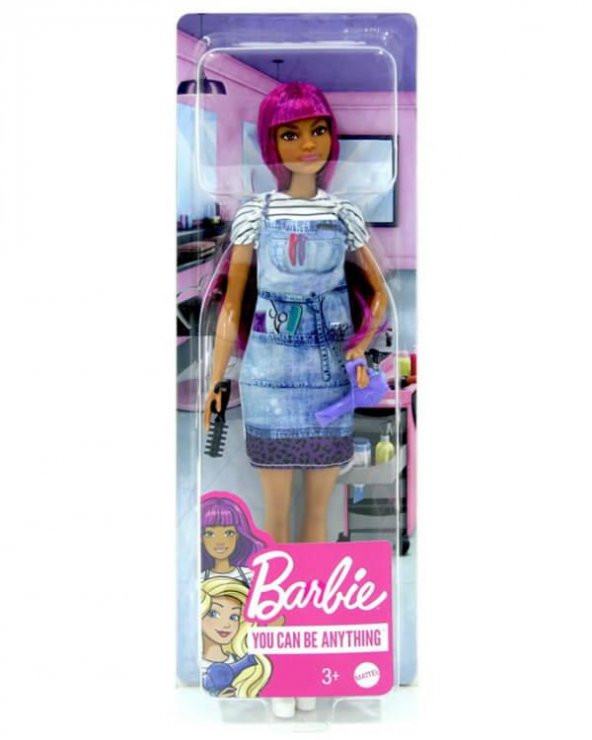 Barbie Kariyer Bebekleri Kuaför GTW36