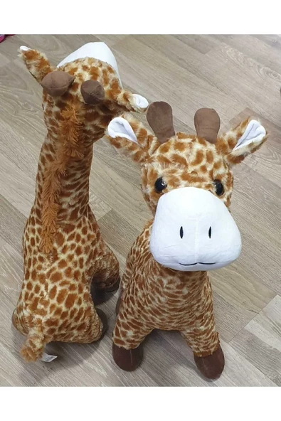 60 Cm Kaliteli Peluş Zürafa - Resim 6