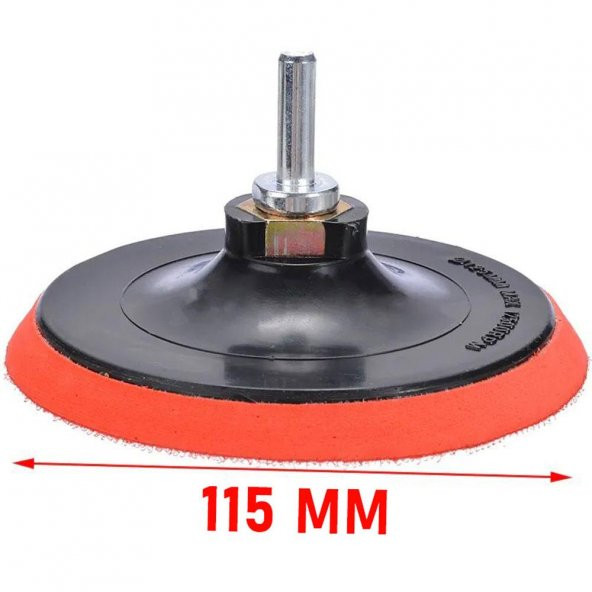 Zımpara Seti + Matkap Aparatı + Gözlük 115 mm (40 Parça) - 9