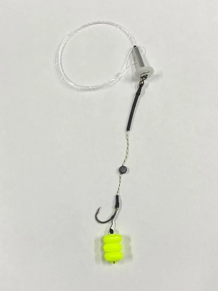 Sazan Rig Takımı Küspe Aparatlı Yüzen Boncuk Mısırlı Küspe Dahil - 5