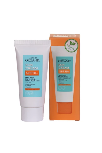 MASTER OF ORGANİC master of organic collagen Güneş Kremi Spf 50 + Pa +++ Collagen Hyaluronic Sun Cream 50 ML