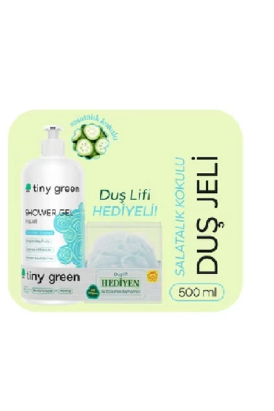 tiny green Duş Jeli 500 ml Lif Hediyeli