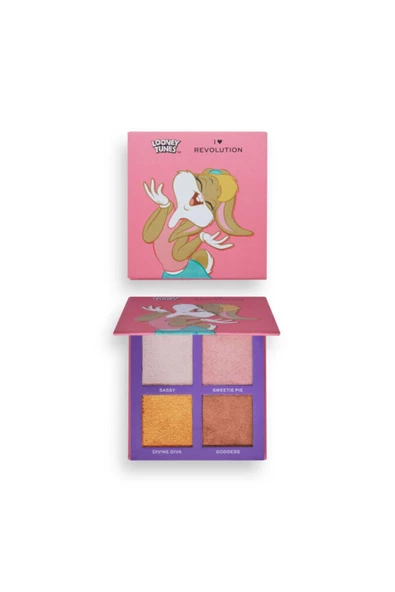 MAKEUP REVOLUTION Looney Tunes X I Heart Revolutıon Bugs Mini Gölge Paleti - Göz Farı Paleti