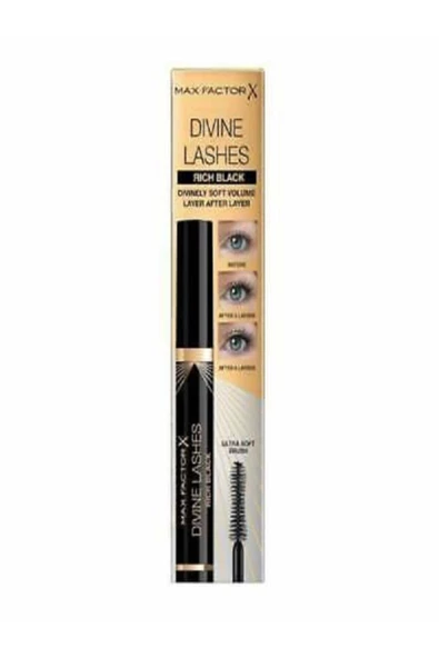 Max Factor Siyah Maskara Divine Lashes Mascara 001 Rich Black