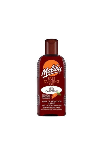 Malibu Güneş Hızlı Bronzlaştırıcı Yağ Karoten 200ml