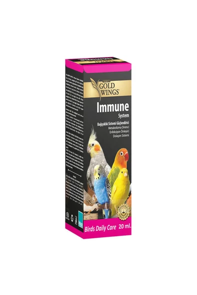 Gold Wings Immune Kuşlar Için Enfeksiyon Önleyici Yem Katkısı