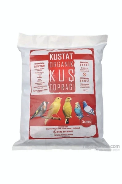 Kuştat Kuş toprağı 3lt