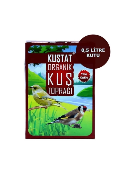 Kuştat Kuşlarınız Için Organik Kuş Toprağı 0,5 Litre