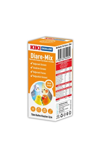 Kiki Kuş Diare-Mix 25ml