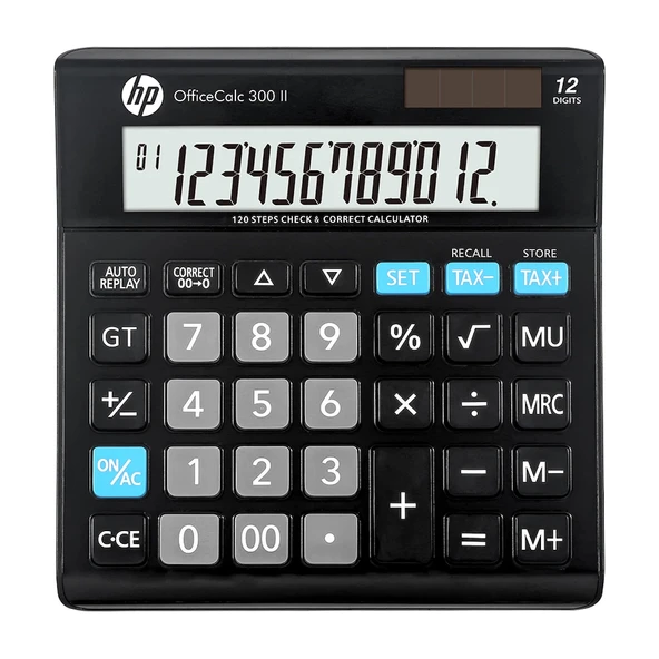 Hp OfficeCalc 300 II 12 Hane Masaüstü Hesap Makinesi ürün görseli