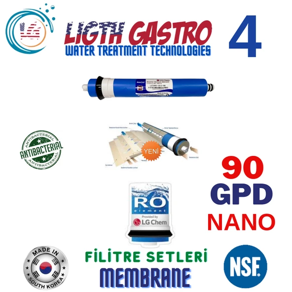 LİGHT GASTRO BEYAZ POMPALI 12 LİTRE 7 FİLTRE 14 AŞAMA SU ARITMA CİHAZI - 5