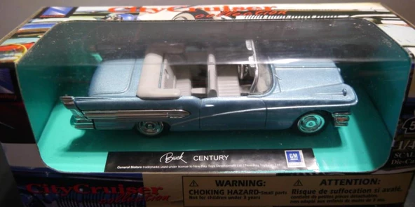 Newray 1:43 buick century 1958 Mavi Model Araba