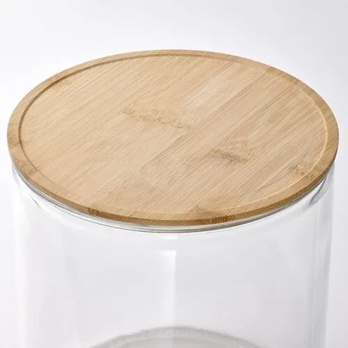 SUMUHOME 365+ SEBİL MUSLUKLU SÜRAHİ CAM BAMBU KAPAKLI 4 LT - 2