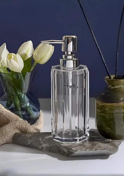 Akrilik Sıvı Sabunluk - Düşmeye Dayanıklı Banyo, Mutfak Sıvı Sabunluğu - 200 ML - 2