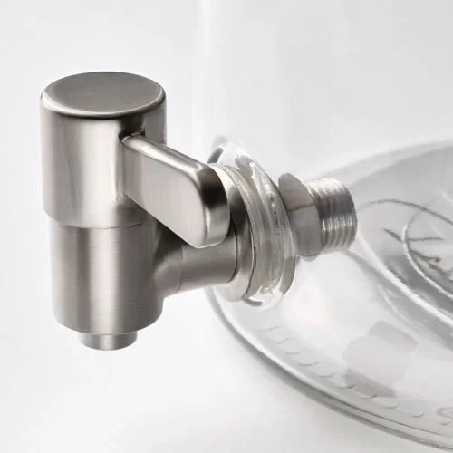 SUMUHOME 365+ SEBİL MUSLUKLU SÜRAHİ CAM BAMBU KAPAKLI 4 LT - 3