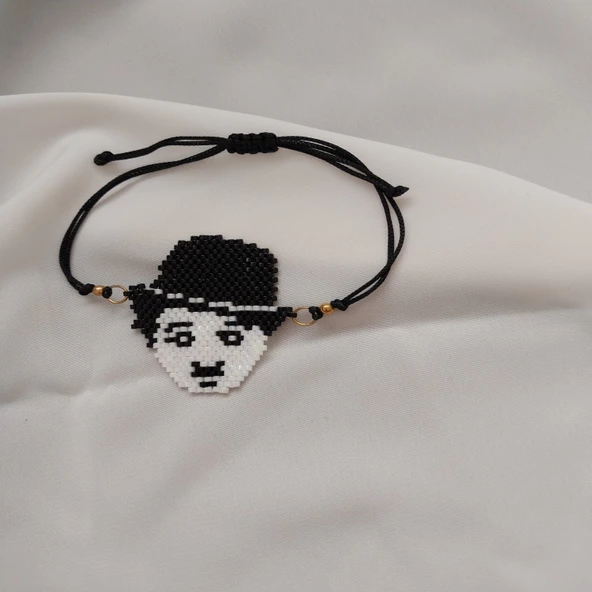 El Yapımı Miyuki Charlie Chaplin Bileklik - 4