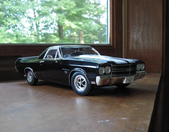Newray Chevrolet El Camino SS Siyah 1/25 Model Araba
