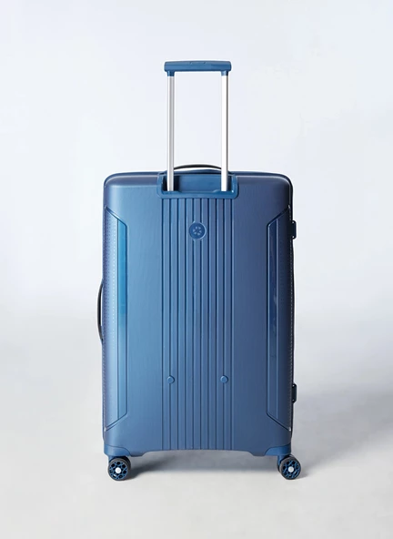 Pierre Cardin Polipropilen Büyük Boy Kırılmaz Valiz Lacivert PC7060 - 3