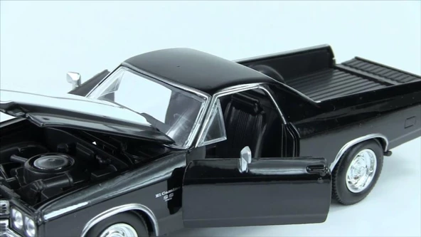 Newray Chevrolet El Camino SS Siyah 1/25 Model Araba - 2
