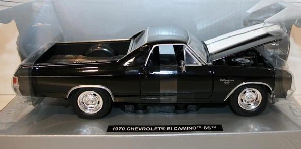 Newray Chevrolet El Camino SS Siyah 1/25 Model Araba - 3