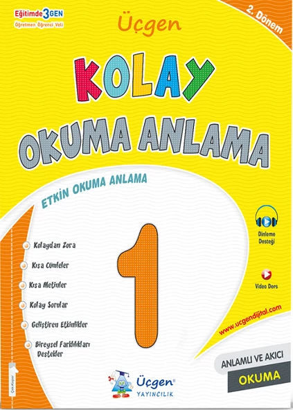 1.Sınıf Yarıyıl Tatil Kitabı+Kolay Okuma Anlama -2024 - Resim 3