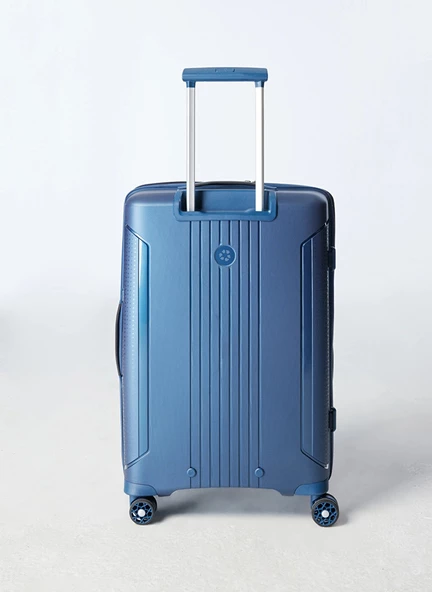 Pierre Cardin Polipropilen Orta Boy Kırılmaz Valiz Lacivert PC7060 - Resim 3