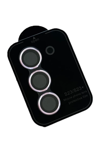 S24 Uyumlu Metal Çerçeve Premium Cam Safir Lens Koruyucu - 2