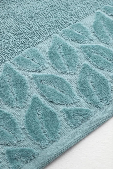 NİVEMESHOME 632 YEŞİL 90X150 HAZAL BANYO HAVLUSU NURPAK - 4